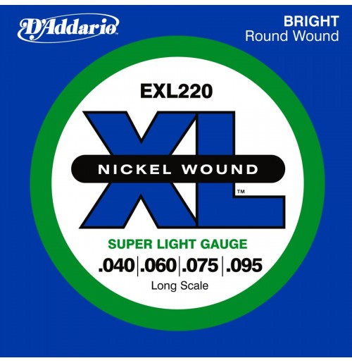 D'ADDARIO EXL220 40-95 strune za bas kitaro